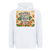 White all the plaid and pumpkin things Heavyweight Hoodie - TumblerDesignByShophia