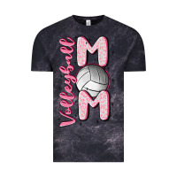 Cloud Black volleyball mom Vintage Tee - MaliasSmallBusiness