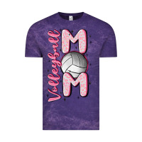 Cloud Purple volleyball mom Vintage Tee - MaliasSmallBusiness