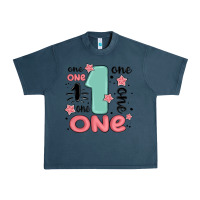 Midnight Navy one  one one one Urban Heavy Tee - MaliasSmallBusiness