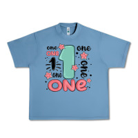 Pebble Blue one  one one one Urban Heavy Tee - MaliasSmallBusiness
