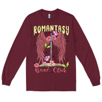 Burgundy romantasy book club Long Sleeve Tee - MaliasSmallBusiness