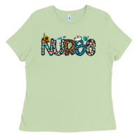 Matcha nurse Ladies Tee - CowhideDigitalArt