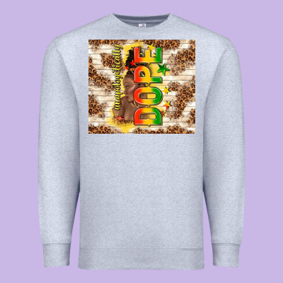 Unapologetically Dope Premium Sweatshirt Designed By Tumblerdesignbyshophia