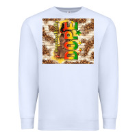 White unapologetically dope Premium Sweatshirt - TumblerDesignByShophia