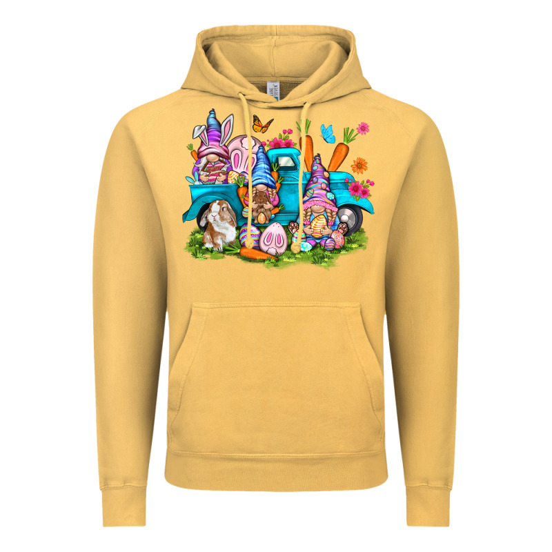 Easter Gnomies With Truck Vintage Hoodie by NancyCooperArtShop | Teevron