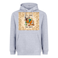 Heather Grey it's time for fall shit Heavyweight Hoodie - TumblerDesignByShophia