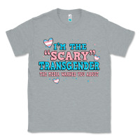 Heather Grey im scary transgender the media warned you about Classic Tee - JahusDesignShop