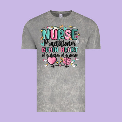 Nurse Practitioner Vintage Tee Designed By Maliassmallbusiness