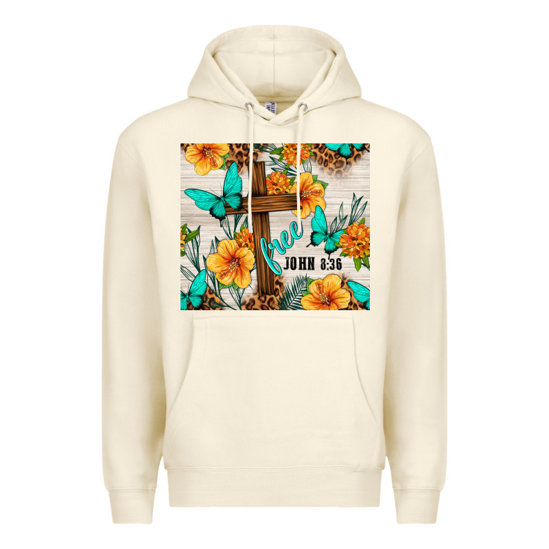 Christian Free John 8 36 Premium Hoodie by TumblerDesignByShophia | Teevron