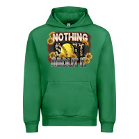 Emerald Nothing Soft About It Urban Hoodie - FaDigitalArtStudio