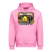 Fuchsia Pink Nothing Soft About It Urban Hoodie - FaDigitalArtStudio