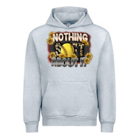Heather Grey Nothing Soft About It Urban Hoodie - FaDigitalArtStudio