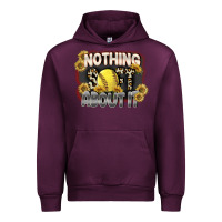 Mauve Wine Nothing Soft About It Urban Hoodie - FaDigitalArtStudio
