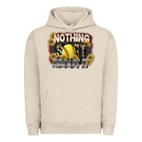 Pigment French Oak Nothing Soft About It Urban Hoodie - FaDigitalArtStudio