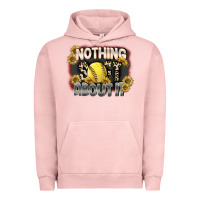 Pigment Salmon Nothing Soft About It Urban Hoodie - FaDigitalArtStudio