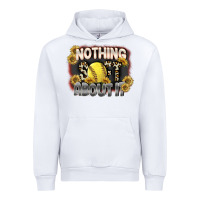 White Nothing Soft About It Urban Hoodie - FaDigitalArtStudio
