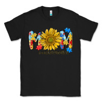 Black autism mom life sunflower Classic Tee - MaliasSmallBusiness