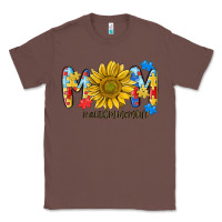 Chestnut autism mom life sunflower Classic Tee - MaliasSmallBusiness