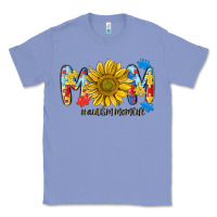 Colony Blue autism mom life sunflower Classic Tee - MaliasSmallBusiness