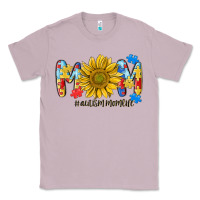 Lilac autism mom life sunflower Classic Tee - MaliasSmallBusiness