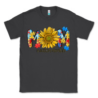 Smoke autism mom life sunflower Classic Tee - MaliasSmallBusiness