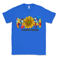 True Royal autism mom life sunflower Classic Tee - MaliasSmallBusiness
