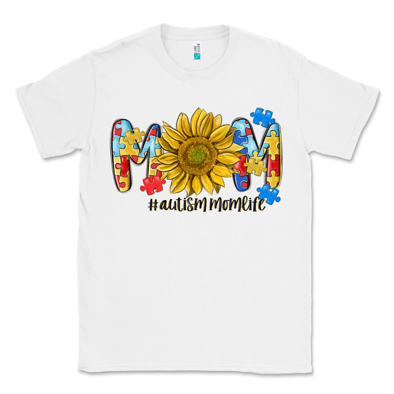 Autism Mom Life Sunflower Classic Tee by MaliasSmallBusiness | Teevron