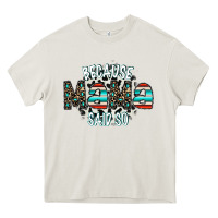 Cream because mama said so Heavy Core Tee - CowhideDigitalArt
