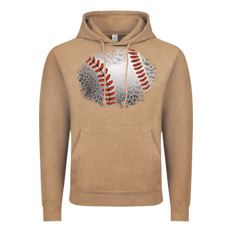 Leopard Baseball Patch Vintage Hoodie by Jasminsmagicworld | Teevron