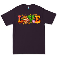 Plum love with hamburger Premium Tee - AdoDesignShop
