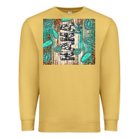 Antique Gold nana life glitter leopard Premium Sweatshirt - TumblerDesignByShophia