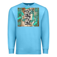 Ocean Blue nana life glitter leopard Premium Sweatshirt - TumblerDesignByShophia
