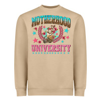 Mushroom motherhood university with coffee Heavyweight Sweatshirt - NancyCooperArtShop