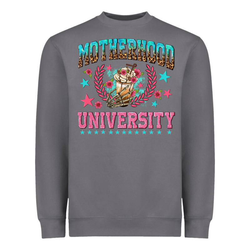 Motherhood University With Coffee Heavyweight Sweatshirt by NancyCooperArtShop | Teevron