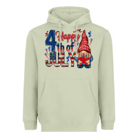 Matcha Happy 4th Of July with gnome Heavyweight Hoodie - HowdyJamesFarm