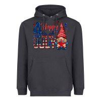 Smoke Happy 4th Of July with gnome Heavyweight Hoodie - HowdyJamesFarm