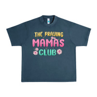 Midnight Navy the praying mamas club Urban Heavy Tee - MaliasSmallBusiness