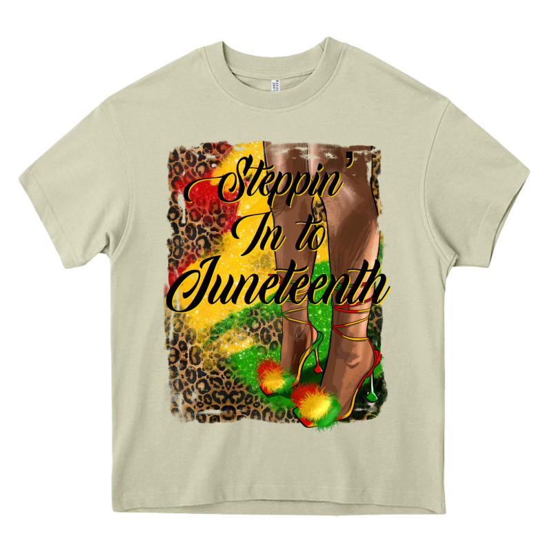 Steppin' In To Juneteenth Heavy Core Tee by HRA Design Shop | Teevron