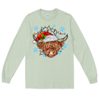 Matcha christmas cow Long Sleeve Tee - MaliasSmallBusiness