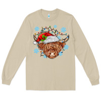 Mushroom christmas cow Long Sleeve Tee - MaliasSmallBusiness