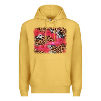 Antique Gold valentine's day cowhide leopard background Premium Hoodie - JahusDesignShop