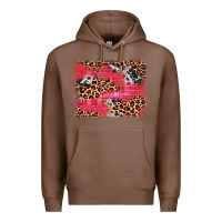 Chestnut valentine's day cowhide leopard background Premium Hoodie - JahusDesignShop