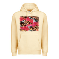 Pina Colada valentine's day cowhide leopard background Premium Hoodie - JahusDesignShop