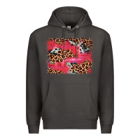 Smoke valentine's day cowhide leopard background Premium Hoodie - JahusDesignShop