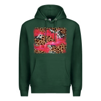 Sports Green valentine's day cowhide leopard background Premium Hoodie - JahusDesignShop