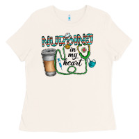Bone nursing İn my heart Ladies Tee - CowhideDigitalArt