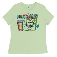 Matcha nursing İn my heart Ladies Tee - CowhideDigitalArt