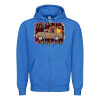 True Royal Merry Christmas Truck Zipper Hoodie - Bettercallsaul