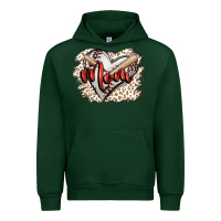 Forest Green baseball mom Urban Hoodie - FaDigitalArtStudio